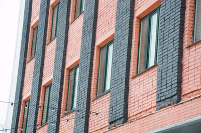 Low angle view of building in city