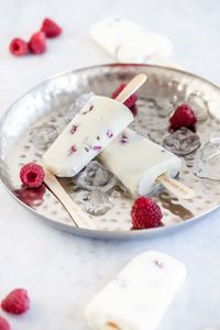 High angle view of ice cream in bowl