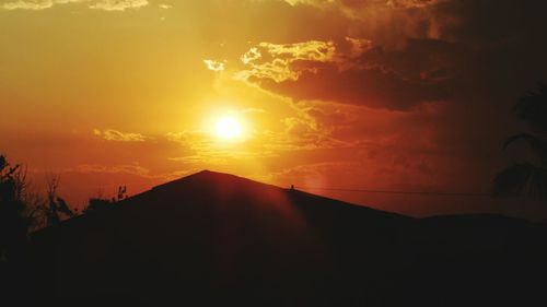 Scenic view of sunset sky