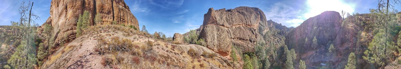 Panoramic view of landscape against sky