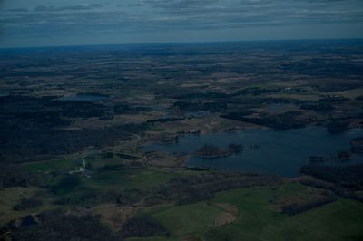 Aerial view of landscape