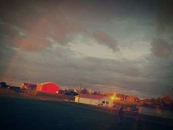 Scenic view of sky during sunset