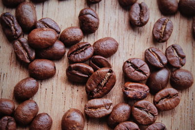 Full frame shot of coffee beans