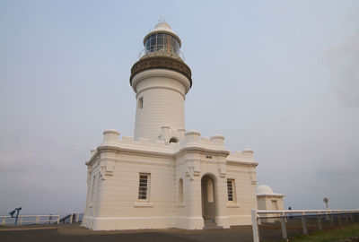 The beautiful lighthouse of cape byron during sunset