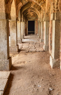 Corridor of historical building