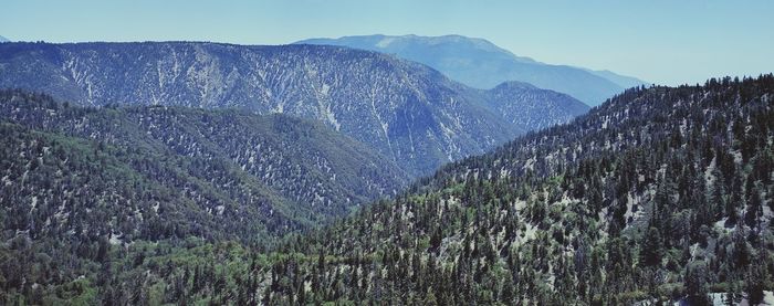 Scenic view of mountains