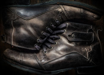 Close-up of old shoes