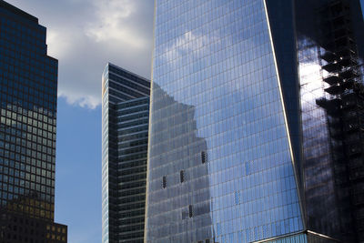 Low angle view of modern building