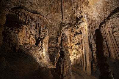 Low angle view of cave