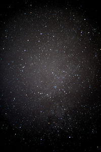 Star field against sky at night