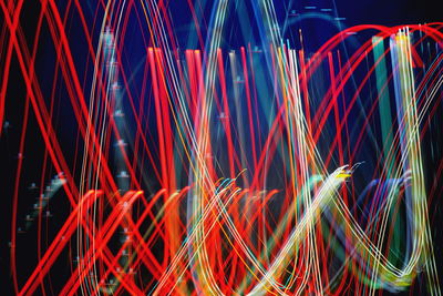 Full frame shot of colorful lights