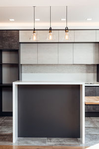 Modern kitchen with composite worktop