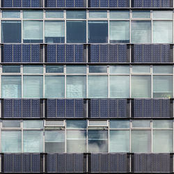 Full frame shot of building with windows