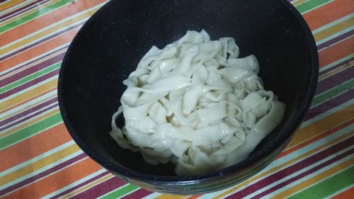 Close-up of pasta in bowl