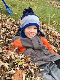 Portrait of smiling boy