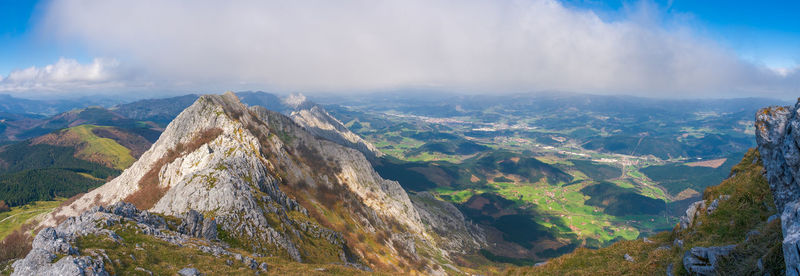 Panoramic view of landscape against sky