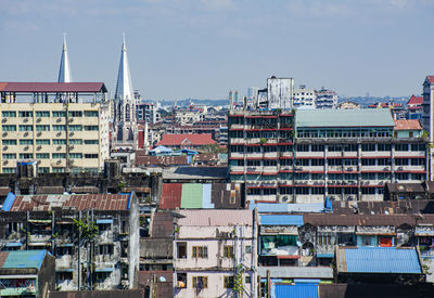 Buildings in city