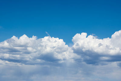 Low angle view of clouds in sky