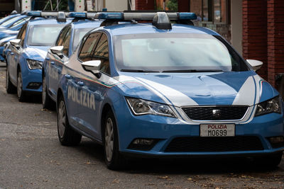 Car parked on street in city