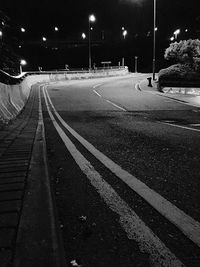 Road at night