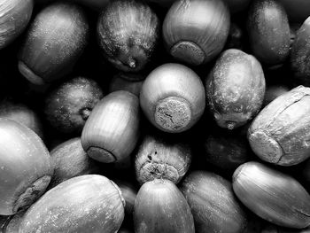 Full frame shot of eggs in market