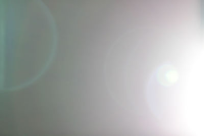 Defocused image of sun