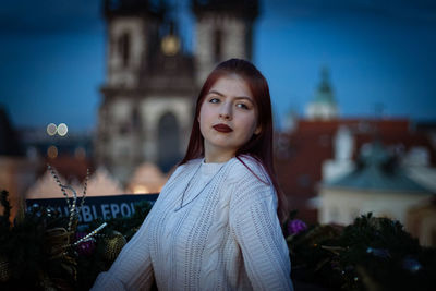 Portrait of a beautiful teenage girl.