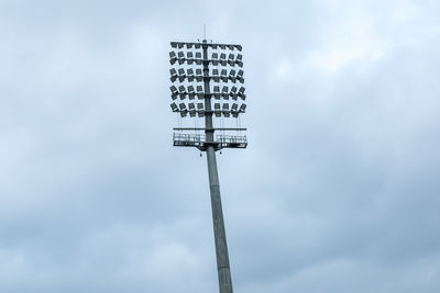 Cricket stadium flood lights poles at delhi, india, cricket stadium light