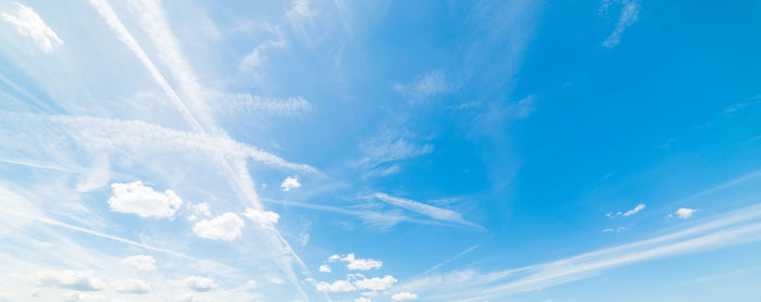 Low angle view of clouds in sky