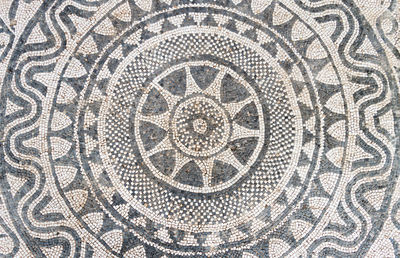 Full frame shot of tiled floor