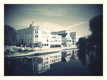 River with buildings in background