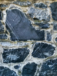 Full frame shot of rock in water