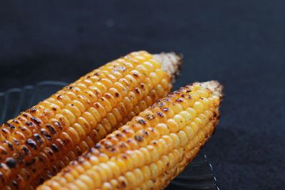 Close-up of roasted corns