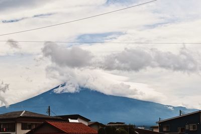 Low angle view of buildings against sky