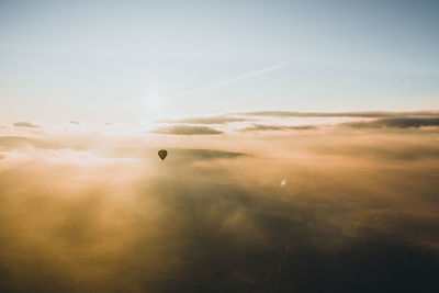 Scenic view of sky during sunset