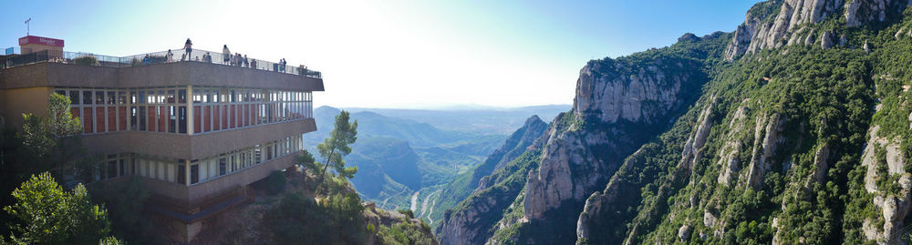 Panoramic shot of buildings against sky