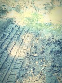 Full frame shot of wet surface