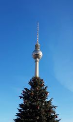 Low angle view of television tower