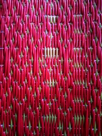 Full frame shot of pink beach mat