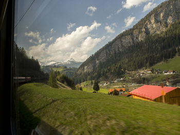 Panoramic view of landscape against sky