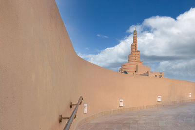 Al fanar islamic cultural center. spiral mosque infront of souq waqif doha