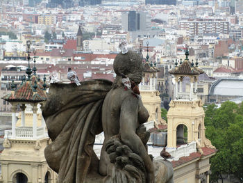 High angle view of cityscape