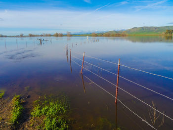 Flooded road