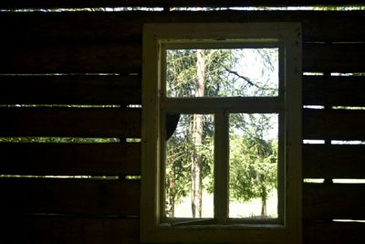 Interior of abandoned home