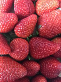 Full frame shot of strawberries