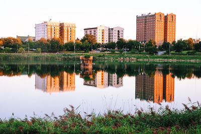 River with buildings in background