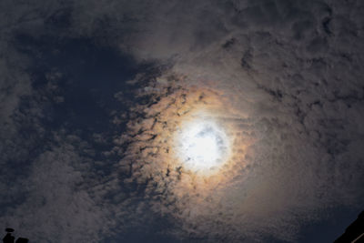 Low angle view of clouds in sky