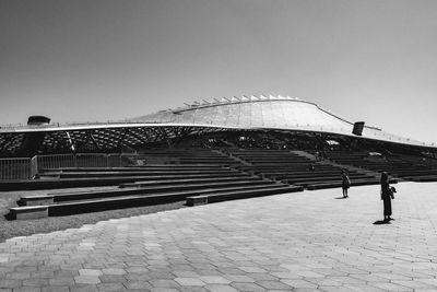 View of people on footpath