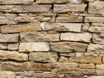 Full frame shot of stone wall