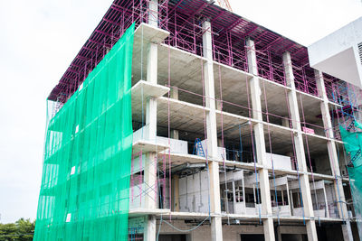 Low angle view of building against sky